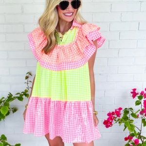 Queen of Sparkles Neon dress